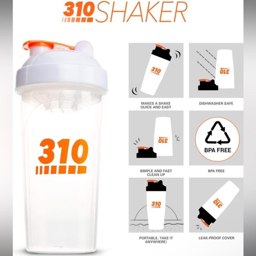 310 Nutrition Shaker Bottles (Bundle of 2)